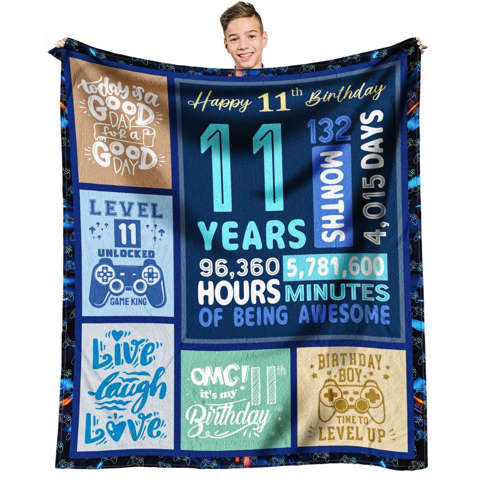 Cross-border 11-Year-Old Boy Gift Idea Throw Blanket Home Essential Comfortable Flannel Warm Blanket Factory Direct