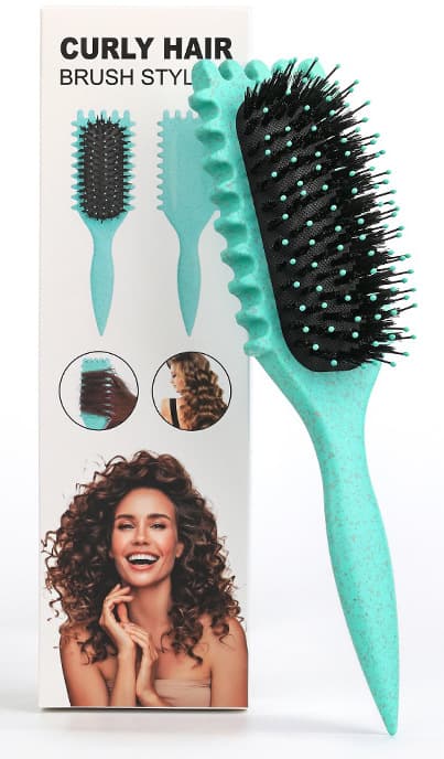 Cross-border comb for Europe and America, Temu exclusive hair brush, bounce comb, curling comb, high crown comb