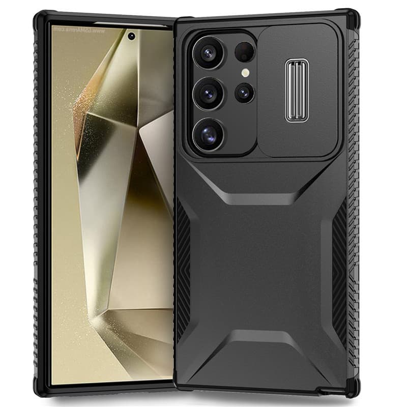 Compatible with Samsung S26 Ultra Harvester Flat Style Phone Case S23 Push-Window 2-in-1 Stand Protective Cover