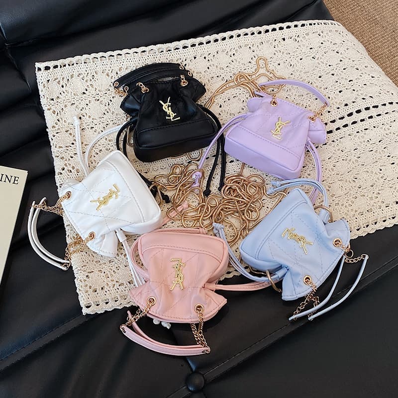 Cross-border spring new lucky bag bag to go out with wholesale simple solid color coin purse versatile fashion shoulder bag small