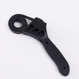 6-inch Multifunctional Belt Wrench, 8-inch Solar Pipe Wrench, Bottle Opener, Auto Repair Filter Dual-Purpose Wrench