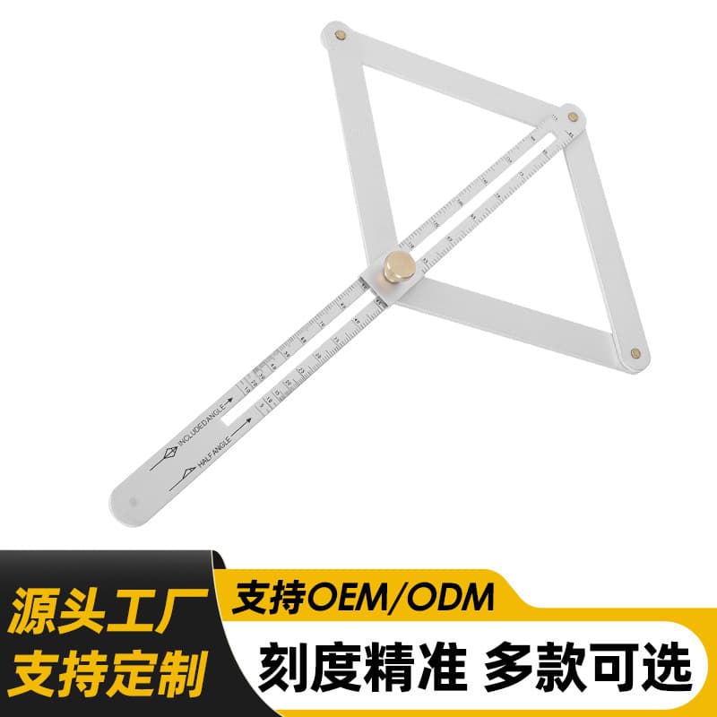 Factory Direct Multi-Specification Aluminum Alloy Adjustable Angle Ruler Trim Carpenter Ceiling Angle Protractor