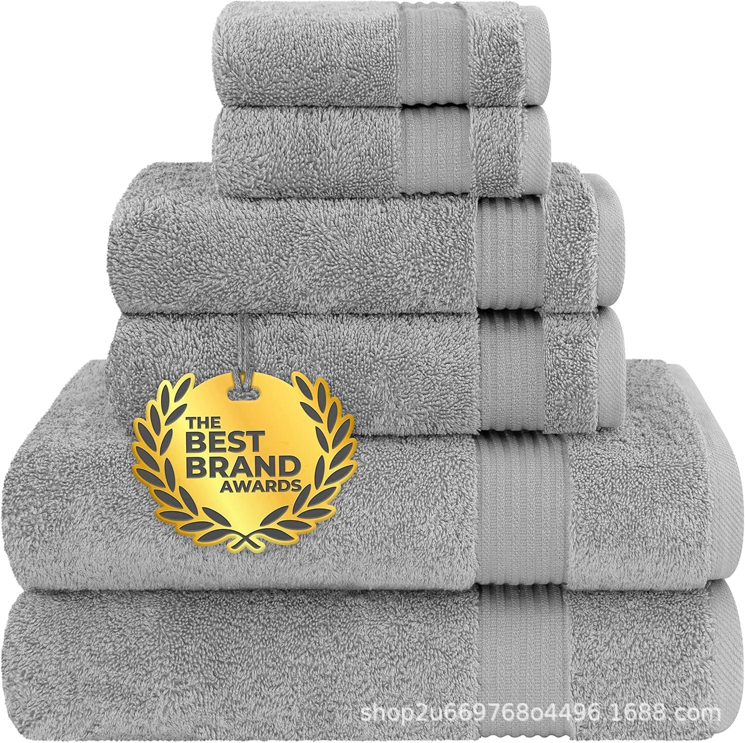 Cross-Border Vacuum-Packed Towels and Bath Towels for Amazon Hot Sellers, Soft and Absorbent Men's Bath Towels