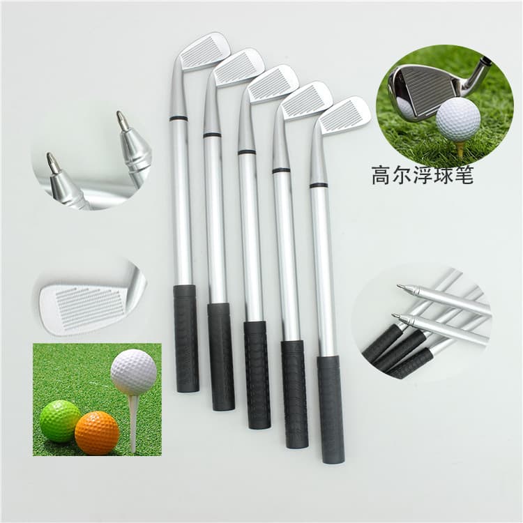 Golf Club Ballpoint Pen Set with Golf Mug, Custom LOGO, E-commerce Stock