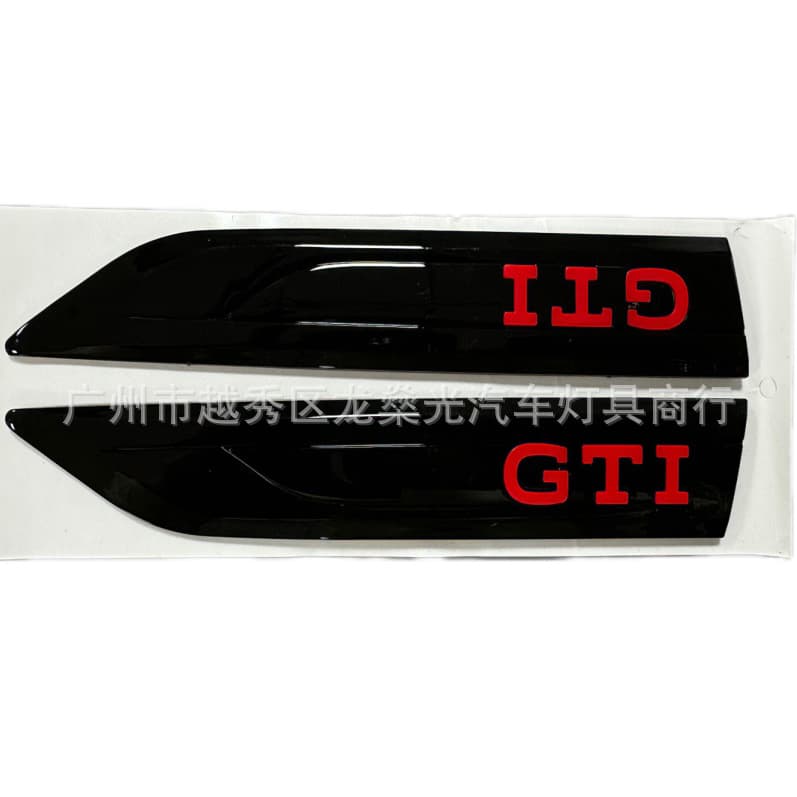 Compatible with VW Golf 8 (2020-2021) Fender Side Badge Decal Sticker GTI Exterior Modification