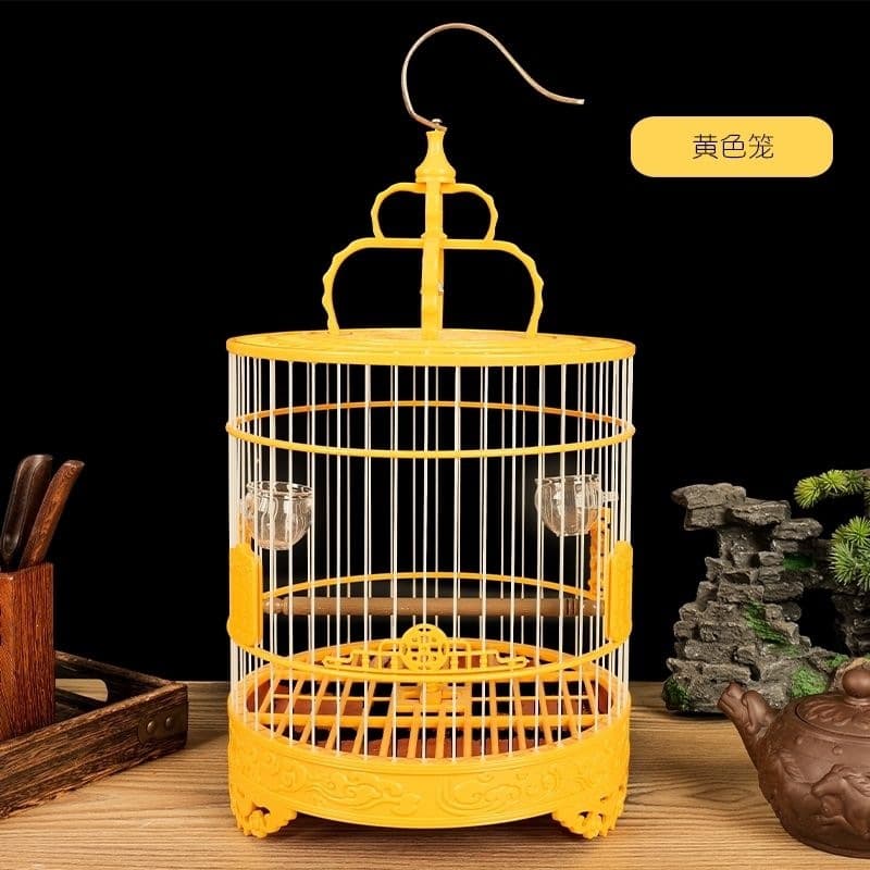 Plastic Steel Outdoor Bird Cage Small Bird Cage Home Use Cheap Silver-eye Bird Cage Pearl Bird Cage Bathing Cage