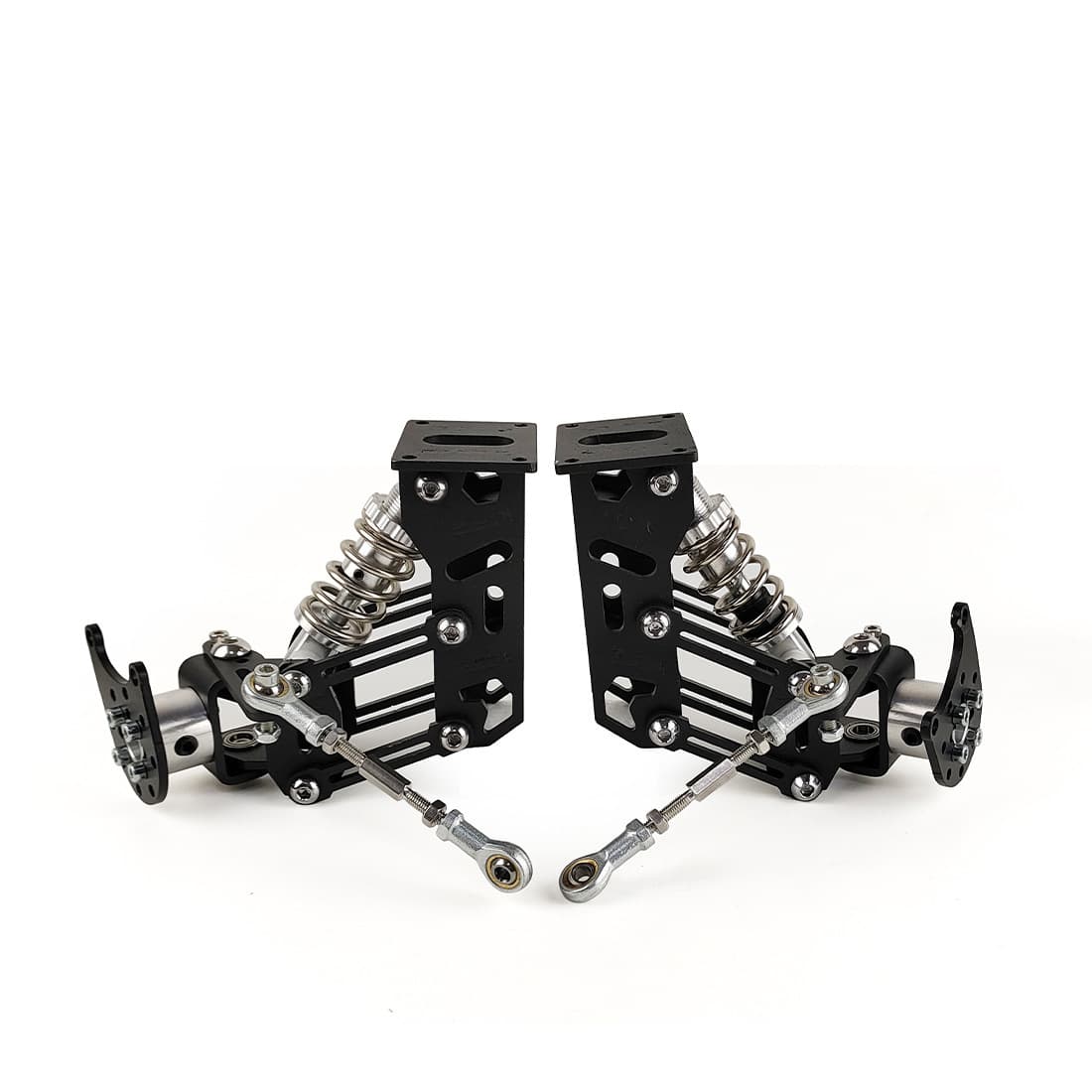 Single-axis steerable suspension bracket