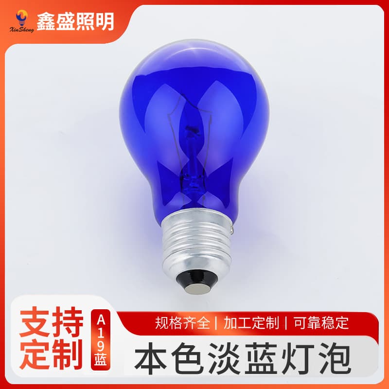 Daylight Blue Bulb Reptile Heating Bulb A19 100/75/50/40W Natural Light Blue Bulb
