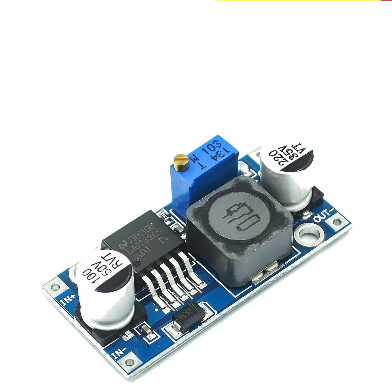 LM2596S DC-DC Fixed Output 3.3V/5V/12V Step-Down Power Module BUCK 3A Adjustable Step-Down