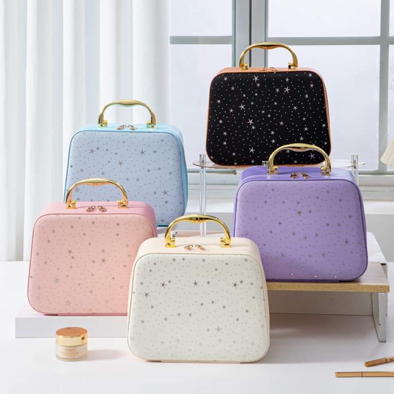 Korean ins star cosmetic bag large capacity high-value cosmetic case commuting Internet celebrity suitcase