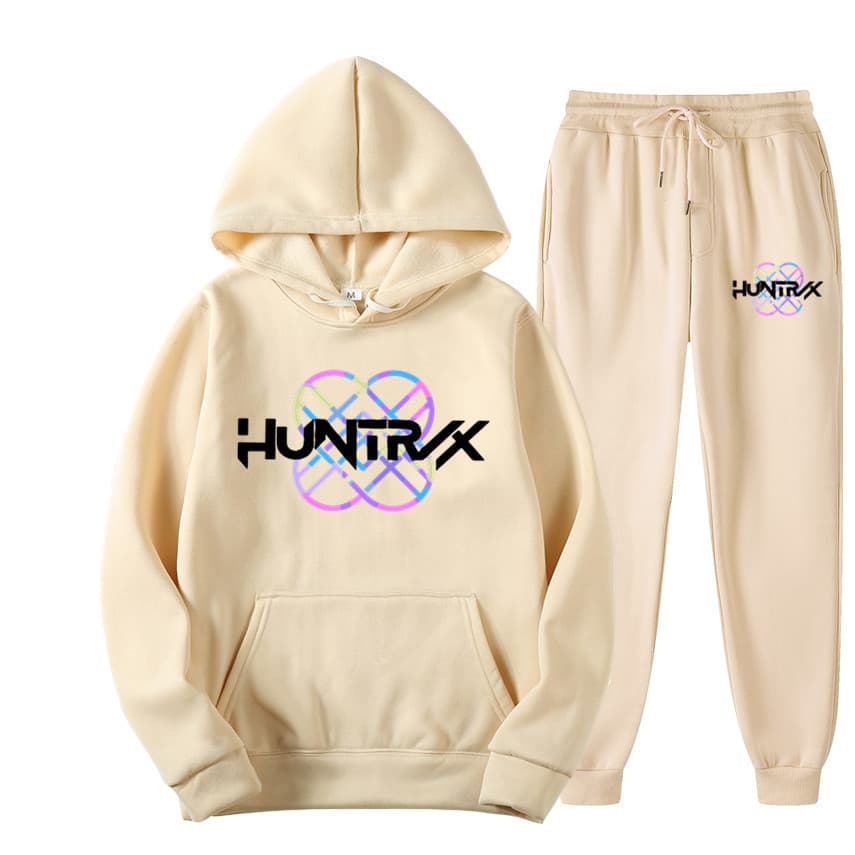 2025 New Cross-Border Kpop Demon Hunters Demon-Hunting Girl Group Printed European and American Style Unisex Set