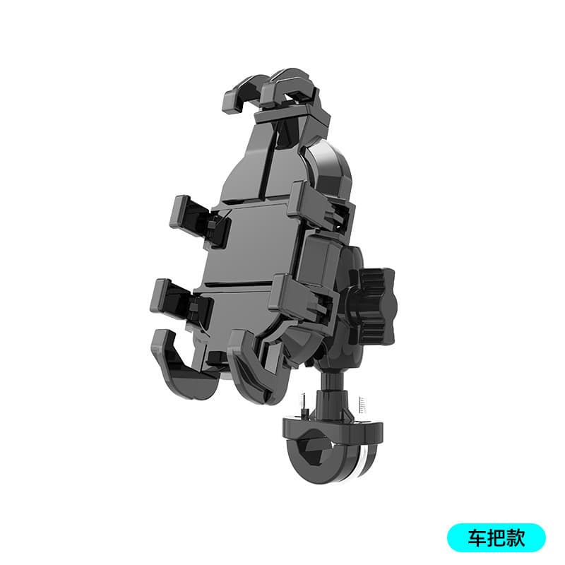 Eight-claw motorcycle electric vehicle mobile phone navigation bracket one-handed access 360 rotating rider car shock absorption