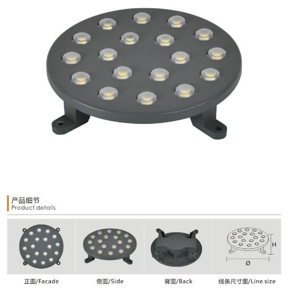 Lotus Lantern LED Outdoor Waterproof Point Light Source for Parks, Amusement Parks, Plazas, Streets, and Building Outlines