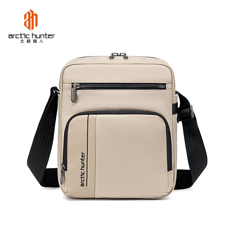 arctic hunter new men's crossbody bag, high-end, water-repellent, multifunctional nylon crossbody shoulder bag