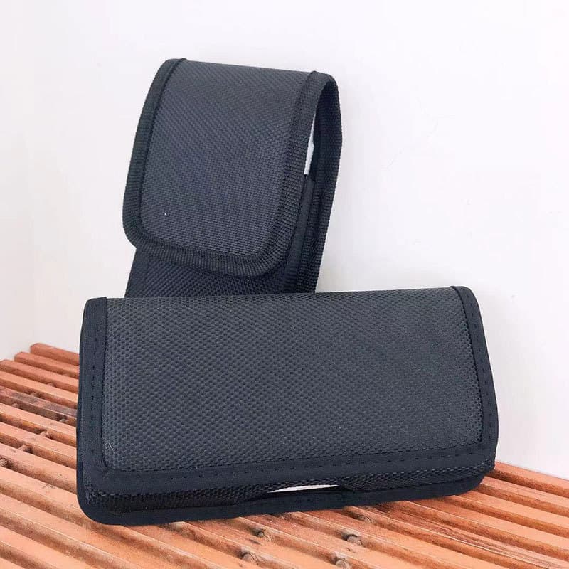 Men's Waist Leather Case Nylon Fabric with Belt Loop Phone Case 5.0 inch 5.5 inch 6.5 inch Oxford Fabric Waist Pack