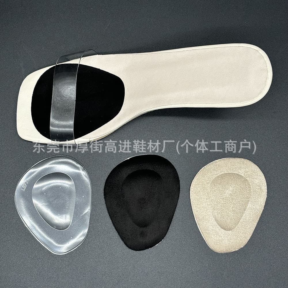Hot-Selling GEL Forefoot Pads, Bumpy Massage Anti-Slip Cushioning for Sandals and High Heels, Front Half Insoles Made of Soft Silicone