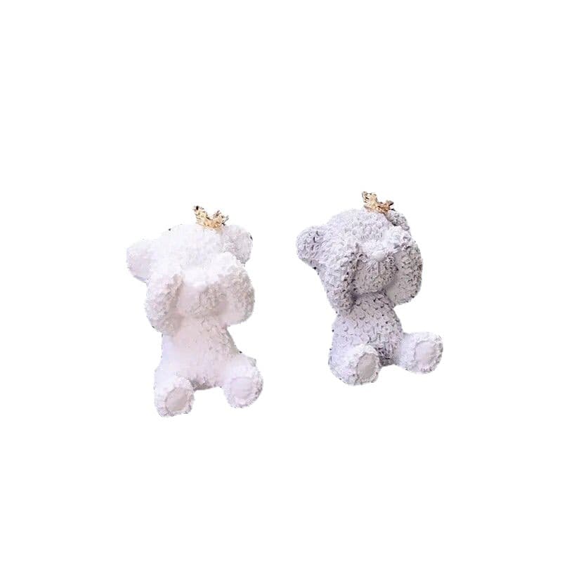 Car Air Vent Perfume Clip Bear Long-Lasting Light Fragrance Cute Car Decor Aromatherapy Stone Car Interior Scent