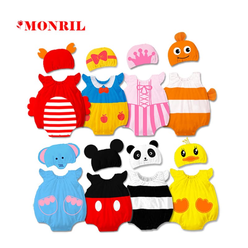 European and American bees bag fart clothes breathable sweat-absorbent baby wear crawl clothes men and women fat baby summer baby jumpsuit