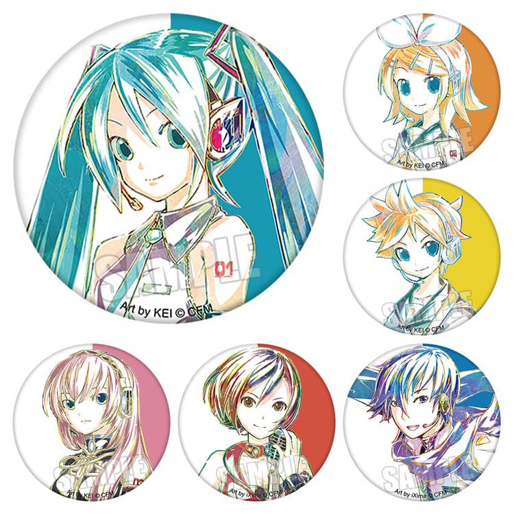 Hatsune Miku Silent Twins / Xunyin / MEIKO / KAITO Anime Badge Pin In Stock N
