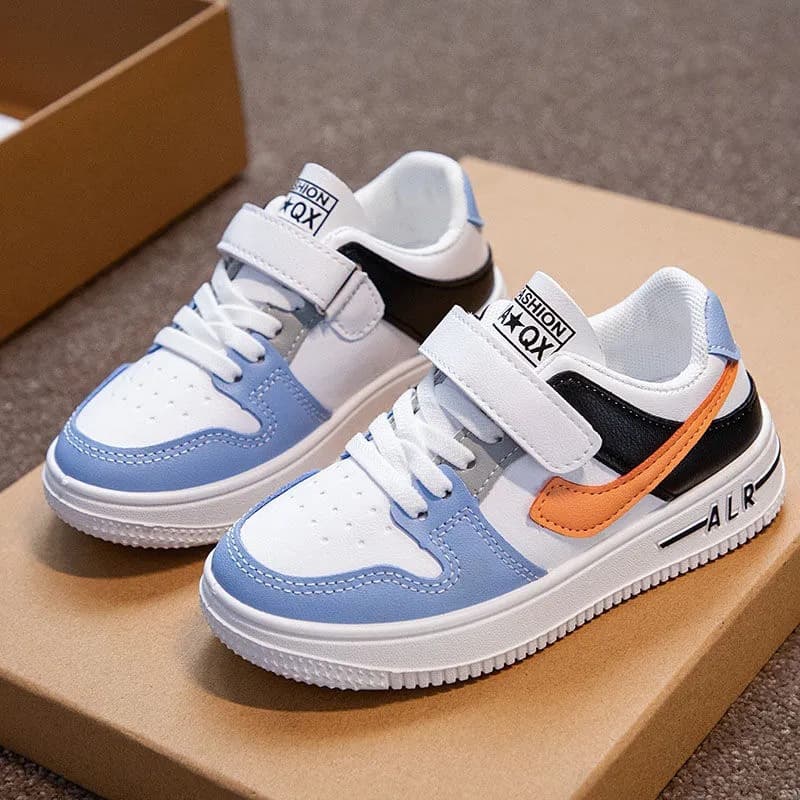 202 Spring Single Shoes Children's Sports Shoes Boys Casual Low-Top Sneakers Middle and Big Kids Girls Students White Shoes