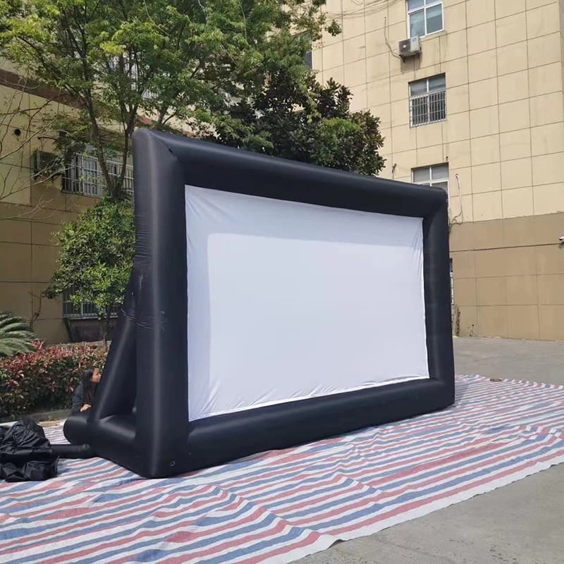 Inflatable Movie Screen Projection Wall Air Model Portable Outdoor Mobile Advertising Large High-Definition Movie Screen