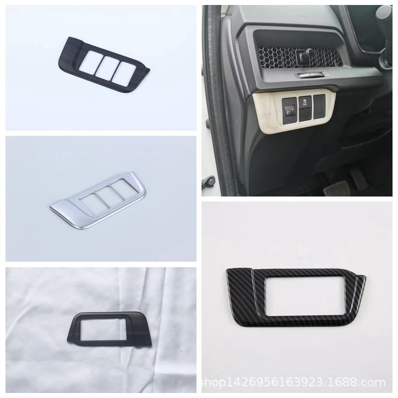 23CRV Headlight Adjustment Switch Interior Car Modification Part for Honda CRV Left Center Console Control Adjustment Frame