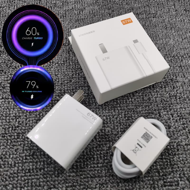 Compatible with Xiaomi 67W Charger 120W Mobile Phone Fast Charging 33W Set Redmi Note 10 Pro Super Fast Charging