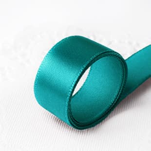 Modern Style Dark Green Multi-Specification Ordinary Satin Ribbon Packaging Ribbon Gift Box Packaging Ribbon Stock 23m/Roll