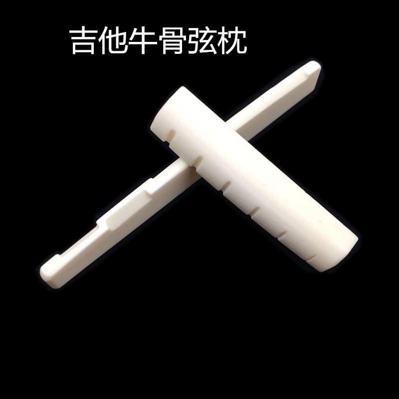 Guitar Nut and Saddle for Acoustic Guitar, Upper and Lower Bridge Nut, Universal Instrument Accessories for Acoustic Guitar, In Stock