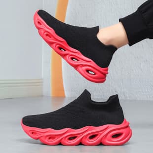 Walking Shoes Men's Shoes Sports Casual Versatile Slip-On Big Size Trendy Shoes Men's Lightweight EVA Soft Sole Anti-Slip Shoes