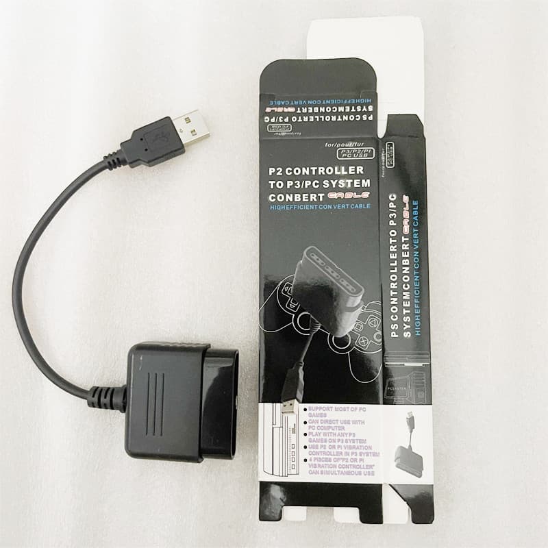 In Stock PS2 Controller to PC PS3 Adapter Cable, PS2 to PS3 Adapter, USB Interface IC Board