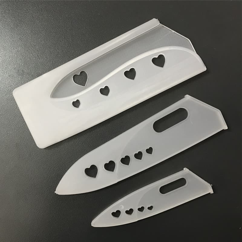 Kitchen Knife Sheath PP Plastic Knife Cover Portable Knife Sleeve Chef Knife Cover Fruit Knife Cover Transparent Case