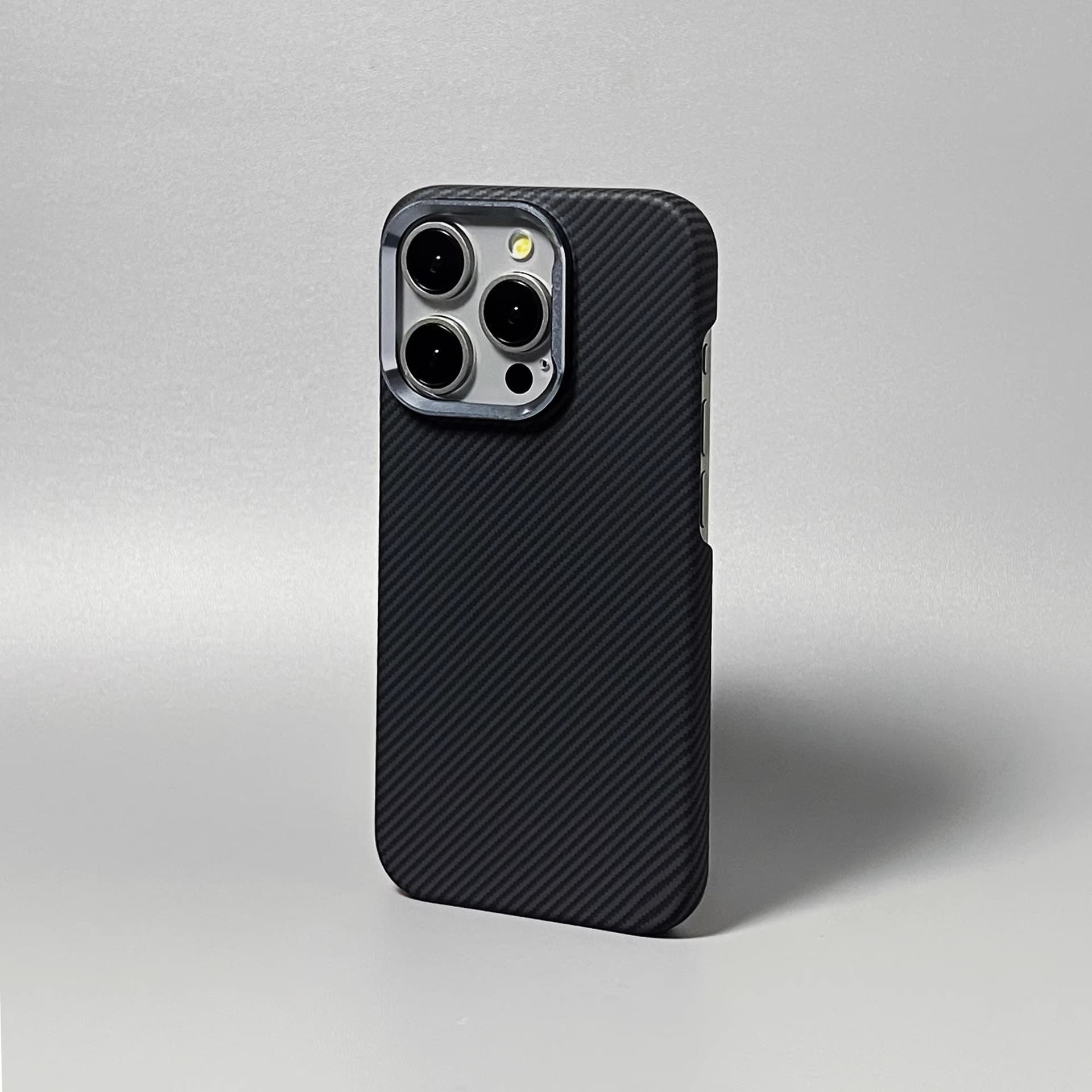 Kevlar Magnetic Case for iPhone 18 Pro Max Sunset Moonrise Magnetic Apple 17 Half-Wrapped PC Phone Case 16