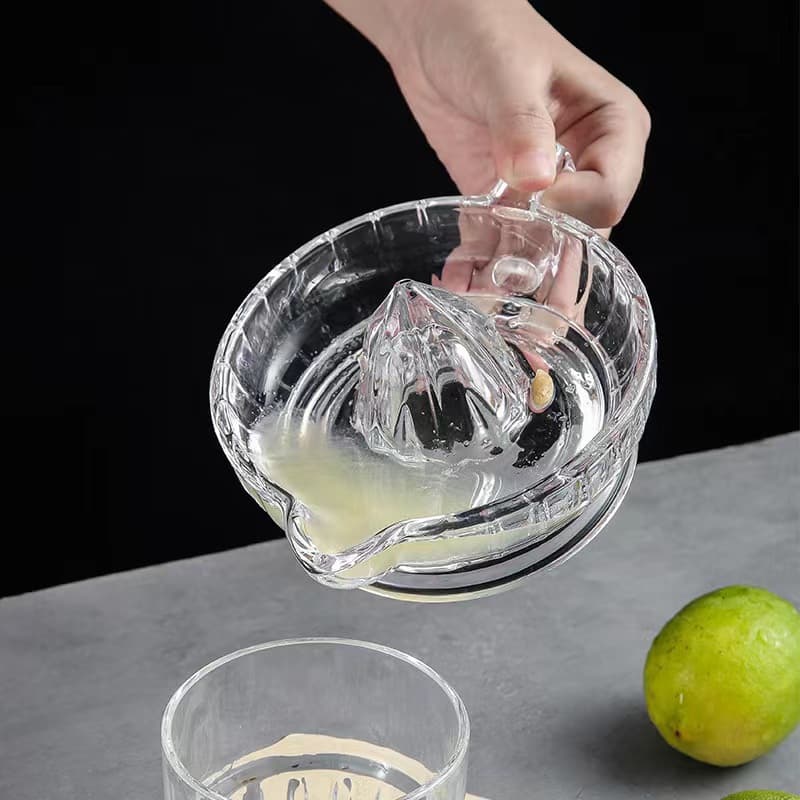 Glass Manual Juicer Home Small Press Juicer Orange Juicer Lemon Press Fruit Orange Juice Squeezer