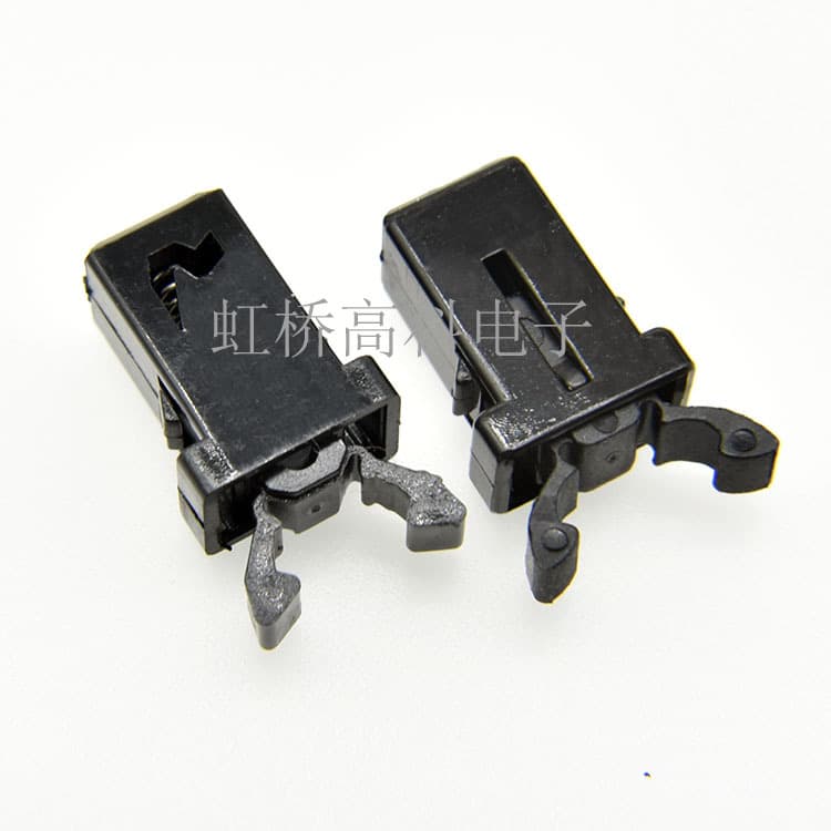 Door lock switch MS black white trash can press self-locking press spring latch car glasses case buckle