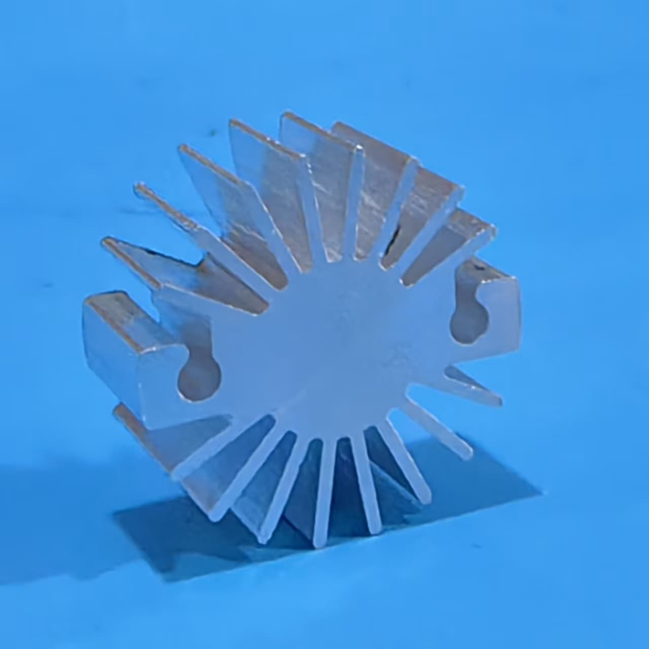In Stock 1W LED Heat Sink, Diameter 23 Thickness 10mm Hole Pitch 16.6mm Heatsink