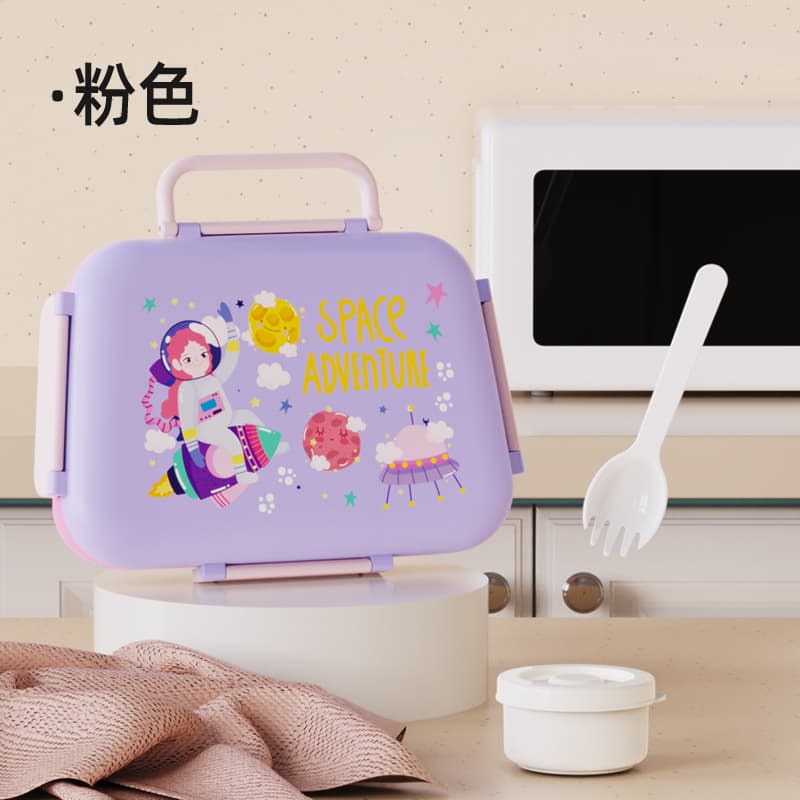 Source Factory Food-Grade Lunch Box, Microwave-Safe, Bento Box for Office Workers, Fridge Fresh-Keeping