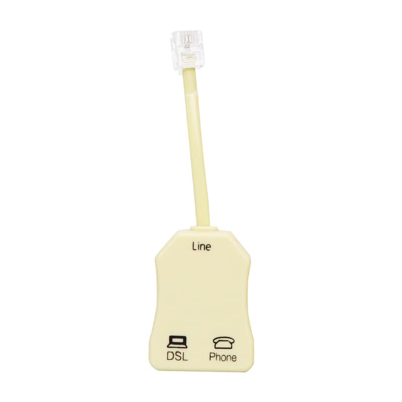 Telephone Voice Separator ADSL Telephone Splitter with Line Splitter RJ11 Telephone Signal Splitter