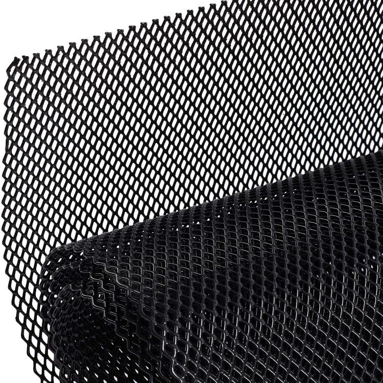 Cross-border Diamond Hexagonal Seagull Shape Universal Trimmable Modification Grille Aluminum Mesh Car Grille