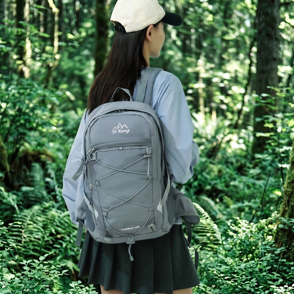 Outdoor backpack, mountaineering bag, large-capacity business trip bag, backpack, women's sports hiking lightweight travel bag