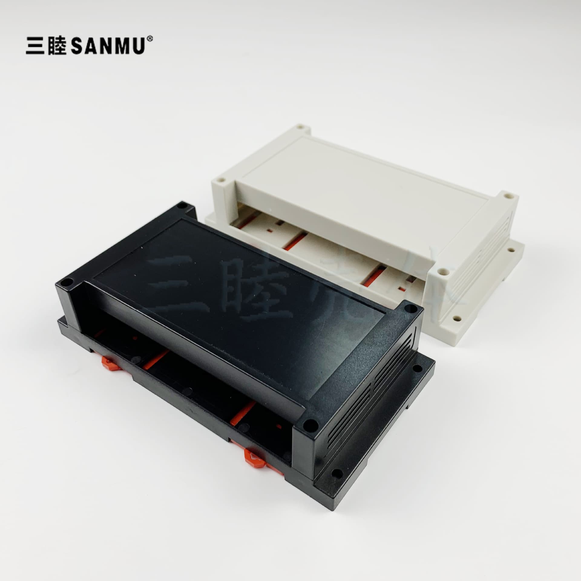 3-09-3 Bilateral PLC Industrial Control Power Supply Case, Controller Shell, 35-Style Rail-Mounted Enclosure 175*90*40