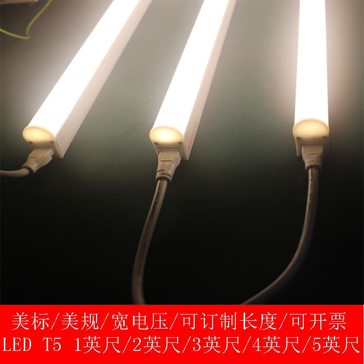 Non-sTandard 110V 240V American STandard Us STandard Canada Wide VolTage LED InTegraTed Lamp T5 BuilT-in DriVe Can Be InVoiced