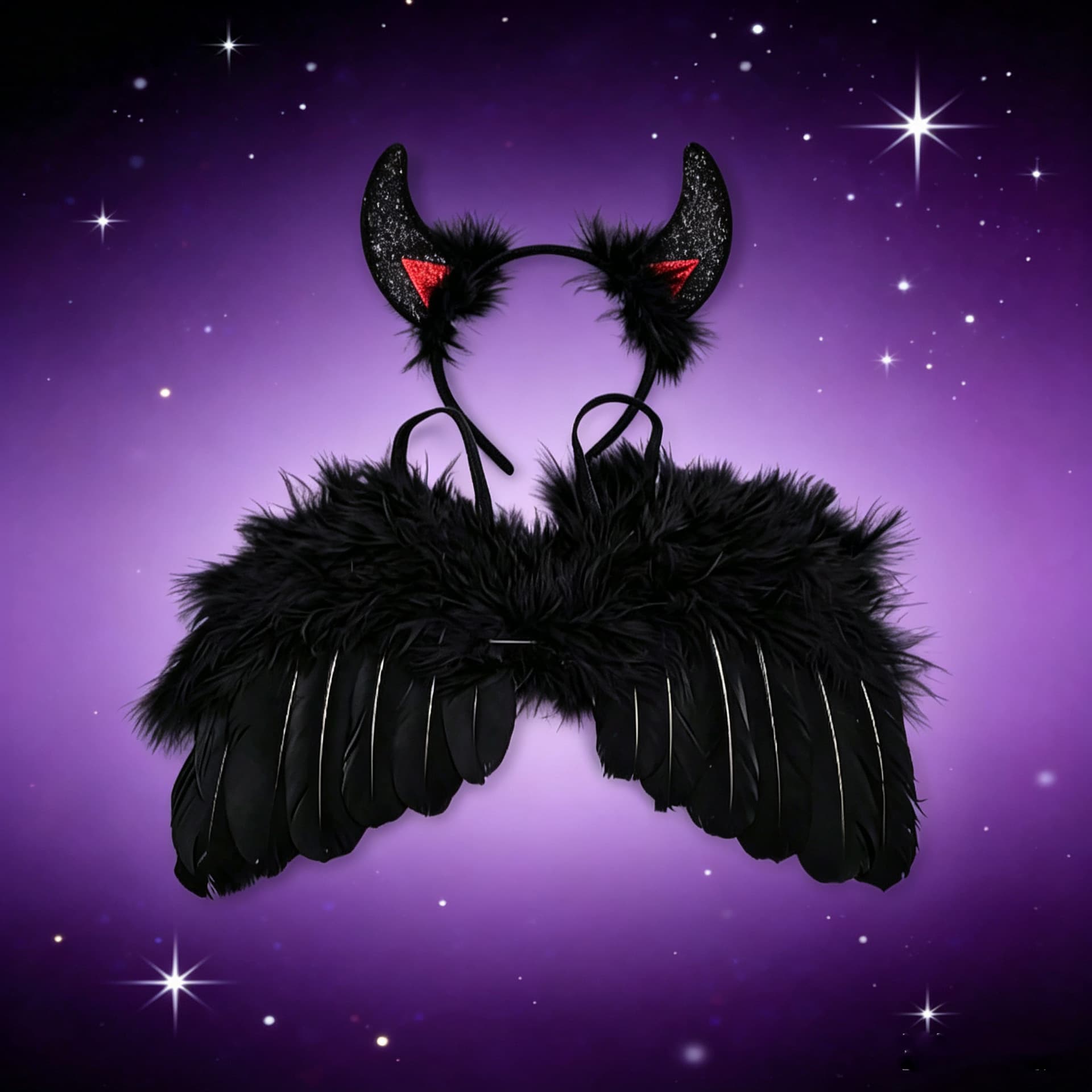 Photo studio newborn photo party dress up feather props wholesale angel feather wings halo two-piece set