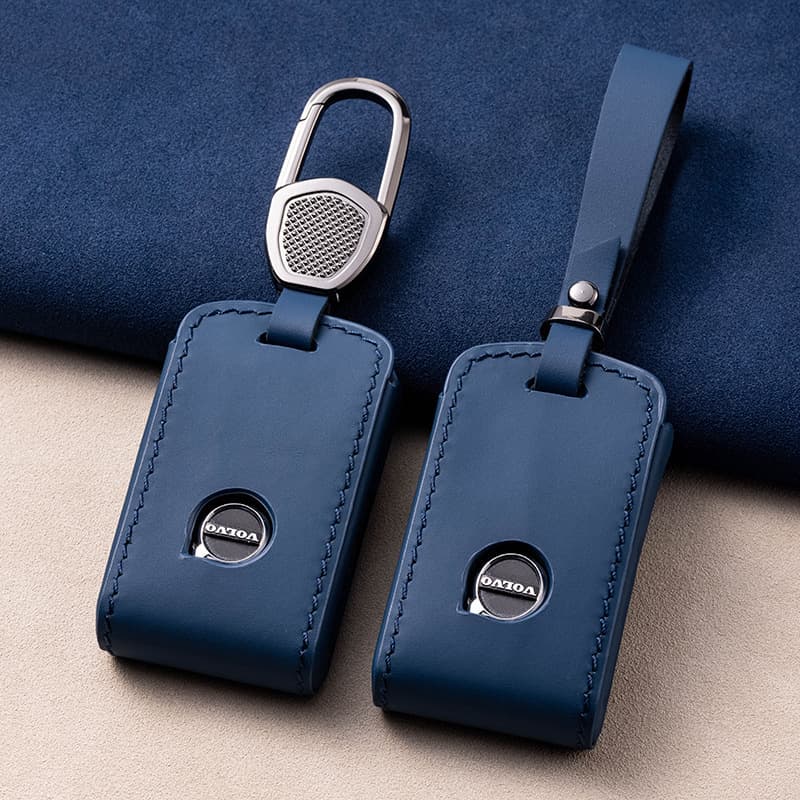 Factory Direct Genuine Leather Key Case for Volvo XC40/60/90, S60, S90, V60, V90