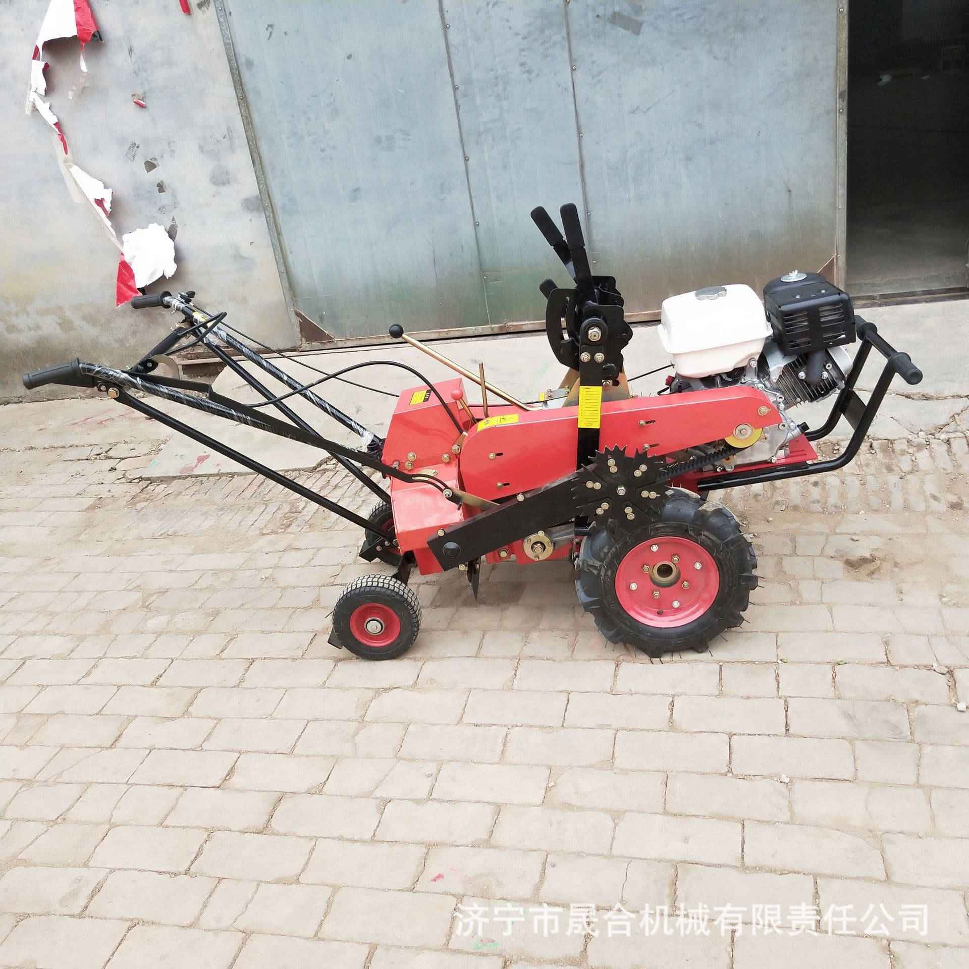 Shenghe Small Gasoline Sod Cutter Park Scenic Area Greening Turf Transplant Sod Cutter Export Equipment