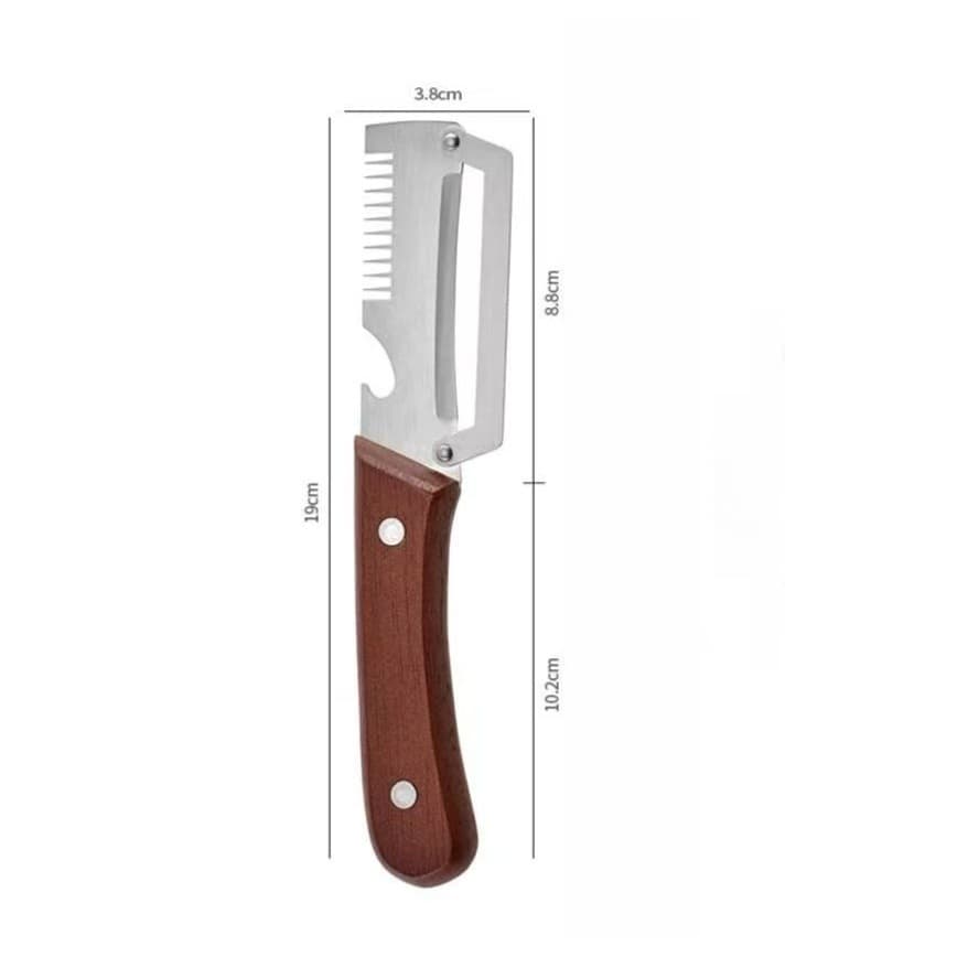 Cross-border Onion Slicer, Bottle Opener, Peeler 3-in-1 Fruit and Vegetable Peeler Potato Slicer Portable Wholesale