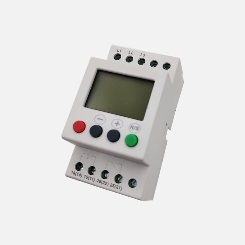 LCD Display Three-Phase Over-Under Voltage Protector AC380V Voltage Protector