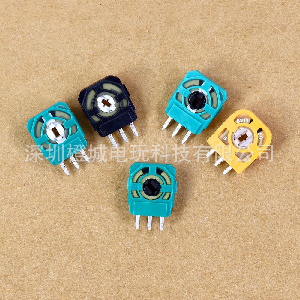Suitable for original PS4 joystick potentiometer, 3D joystick three-pin potentiometer, XBOX potentiometer, control edge