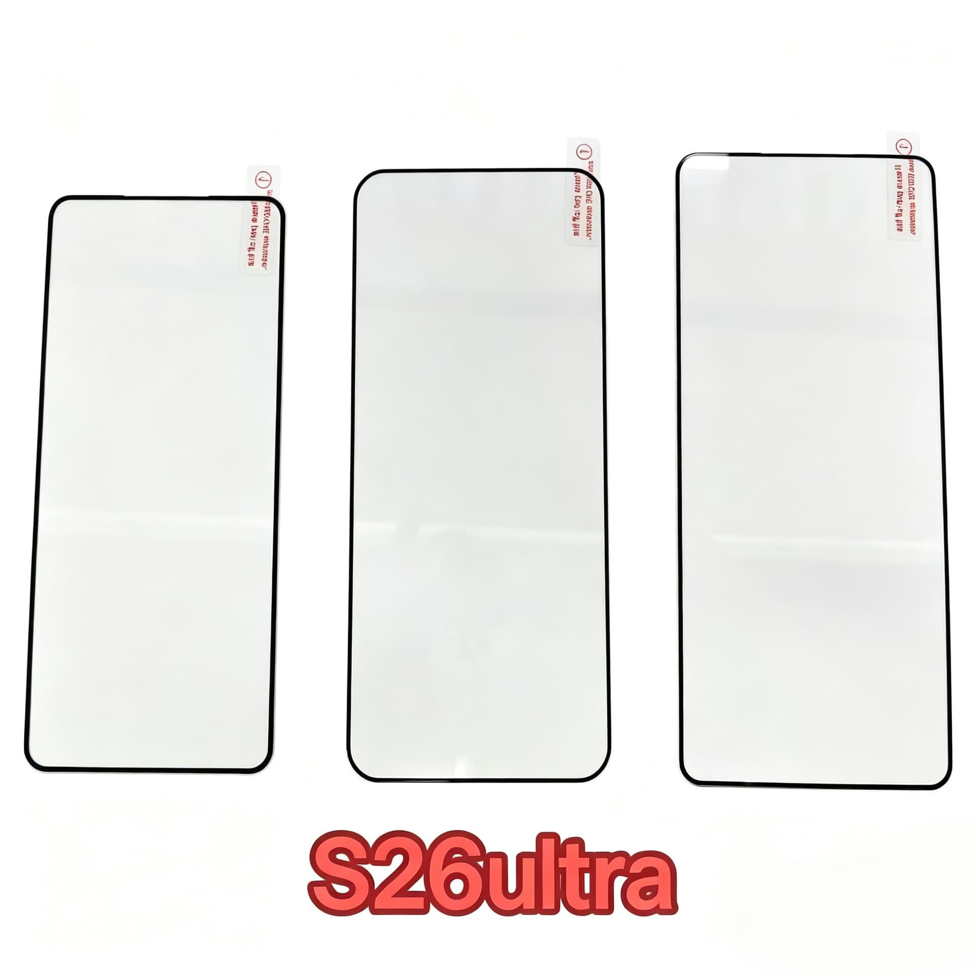 Compatible with Samsung S23 S24 S25 S26 Ultra Full Screen Silk Screen Tempered Glass Film Ultra-Thin Sensitive Unlock