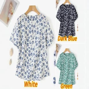 In Stock 2026 Amazon Women's European and American Export Short Sleeve Elegant Casual Solid Color Round Neck Chiffon Blouse